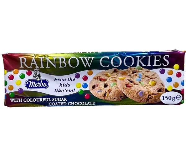 Merba Rainbow Cookies 150 Gr 