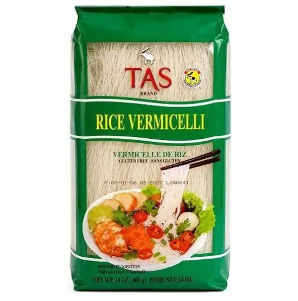 Tas Pirinç Şehriyesi Glutensiz Vermicelli 400 Gr