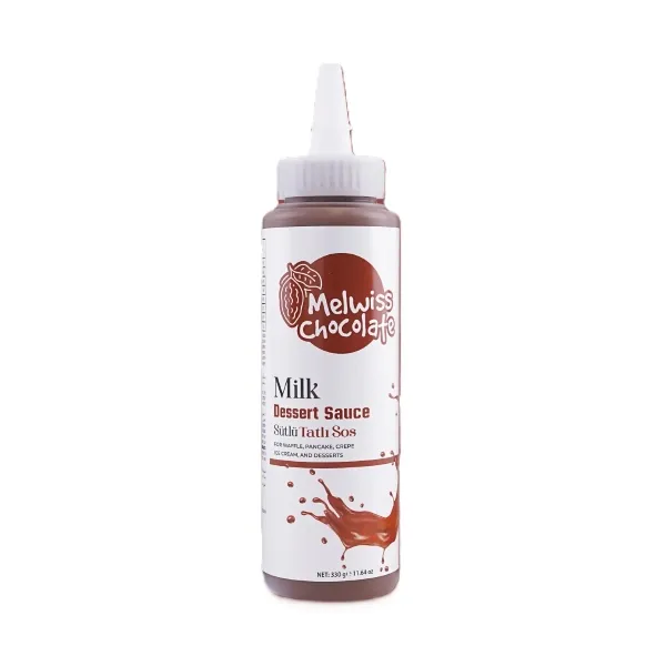 Melwiss Chocolate Milk Dessert Sauce (Sütlü Tatlı Sosu) 330 Gr