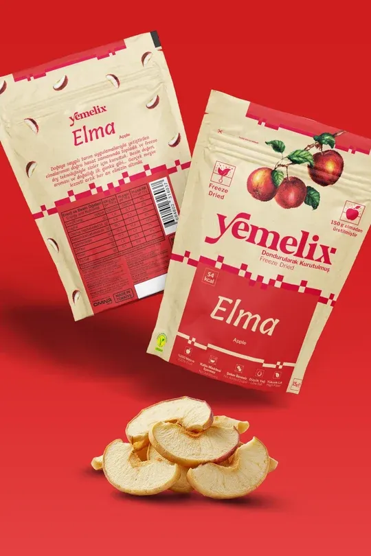 YEMELİX DONDURULARAK KURUTULMUŞ ELMA 15 GR 
