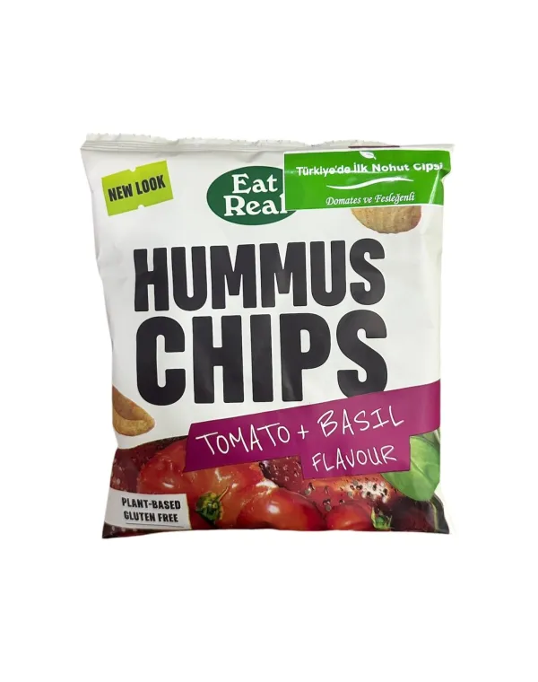 Eat Real Domates & Fesleğen Çeşnili Nohut Cipsi 45 Gr