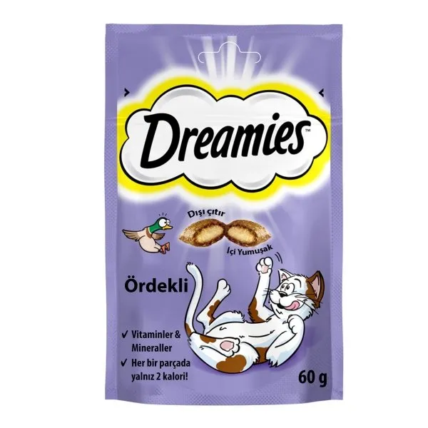 Dreamies Kedi Ödül Maması Ördekli 60 Gr