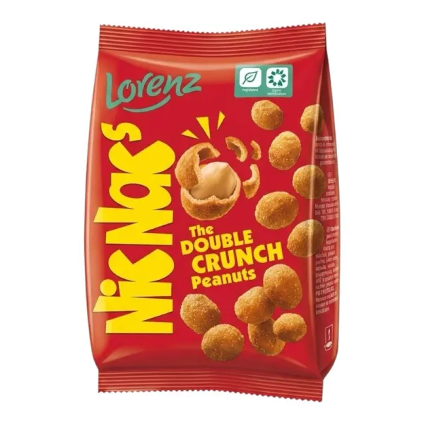 LORENZ NİCNACS KIRMIZI BİBERLİ ÇITIR KAPLAMALI KAVRULMUŞ YER FISTIĞI 125 GR