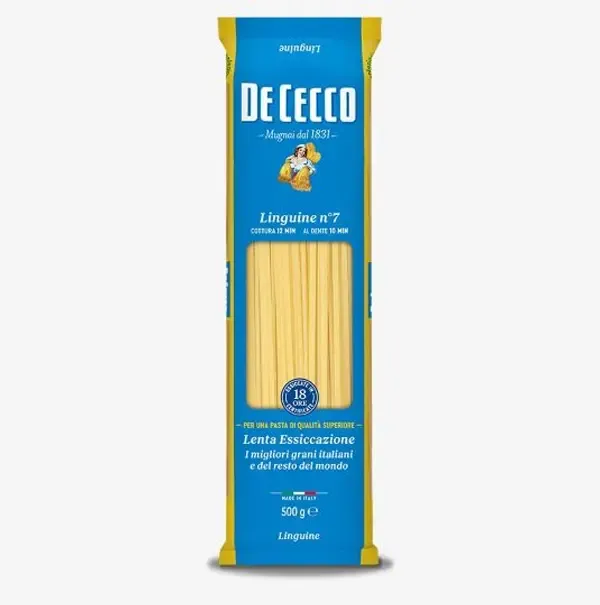 Dececco Linguine Yassı Çubuk Makarna 500 Gr