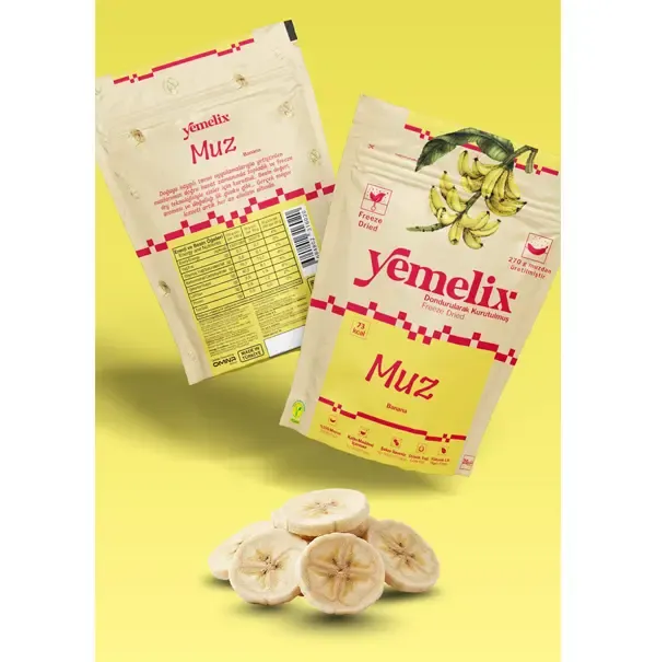YEMELİX DONDURULARAK KURUTULMUŞ MUZ 20 GR 