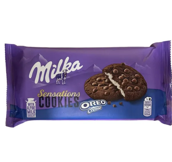 Milka Sensations Cookies Oreo Creme 156 Gr 