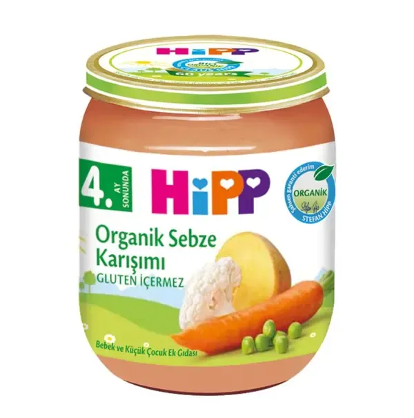 HİPP ORGANİK SEBZE KARIŞIMI 125 GR