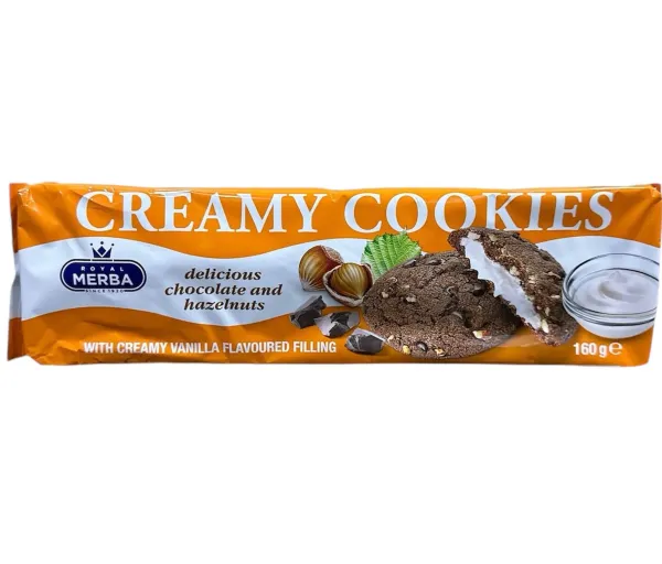 Merba Creamy Vanilla Cookies 160 Gr 