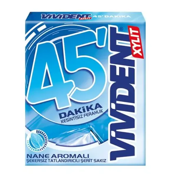 Vivident 45 Dakika Nane Aromalı Sakız 33 gr