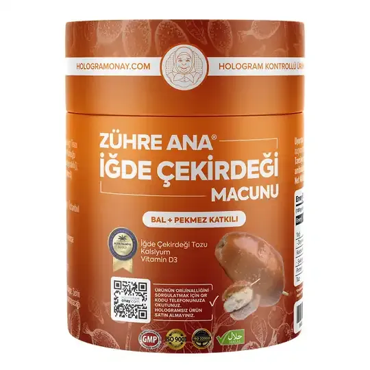 ZÜHRE ANA İĞDE ÇEKİRDEĞİ MACUNU 240 GR 