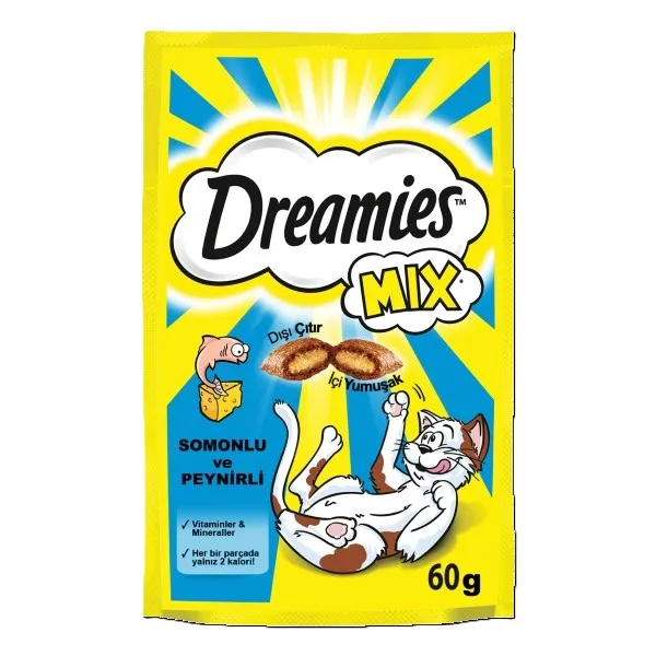 Dreamies Kedi Ödül Maması Somonlu Peynirli 60 Gr