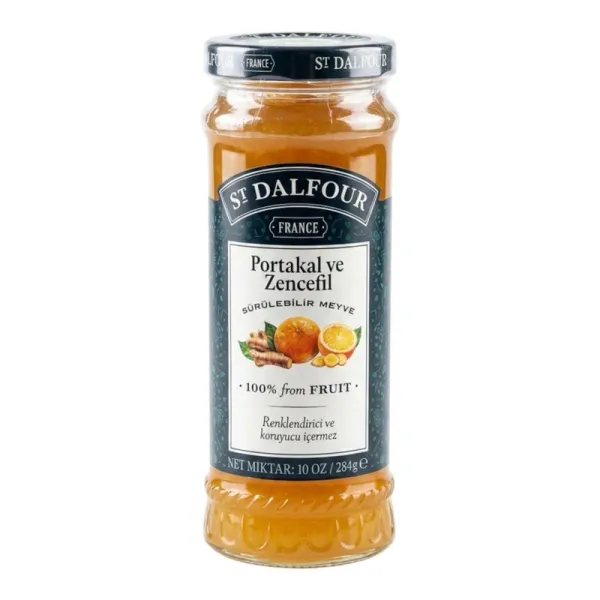 ST.DALFOUR PORTAKAL ZENCEFİL REÇELİ 284 GR 