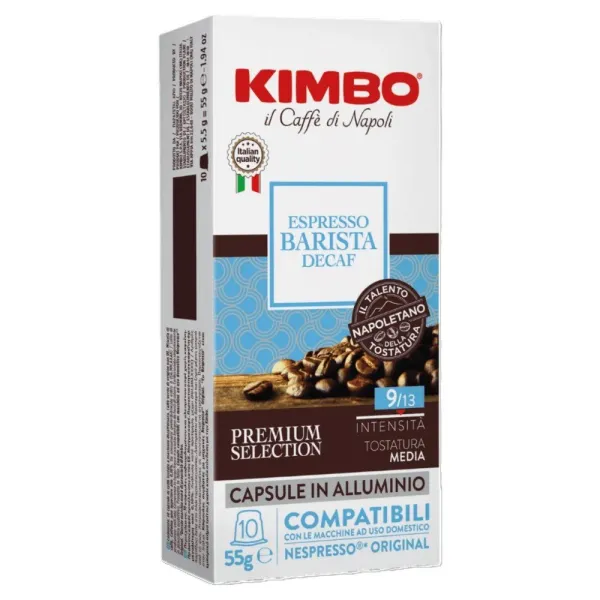 KİMBO NESPRESSO BARİSTA DECAF KAPSÜL KAHVE 55 GR