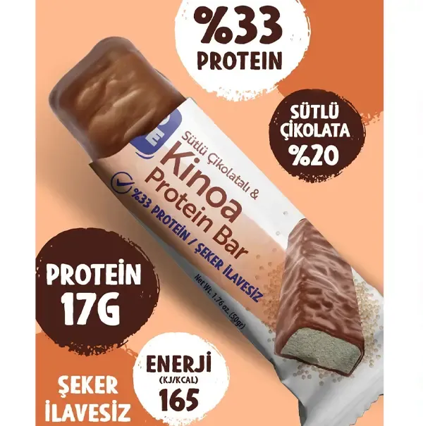 Trio Move %33 Protein Bar Kinoa Ve Sütlü 50 Gr