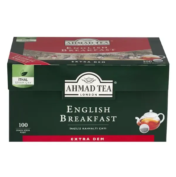 AHMAD TEA ENG.BREAKFAST 100'LÜ DEMLİK POŞET ÇAY