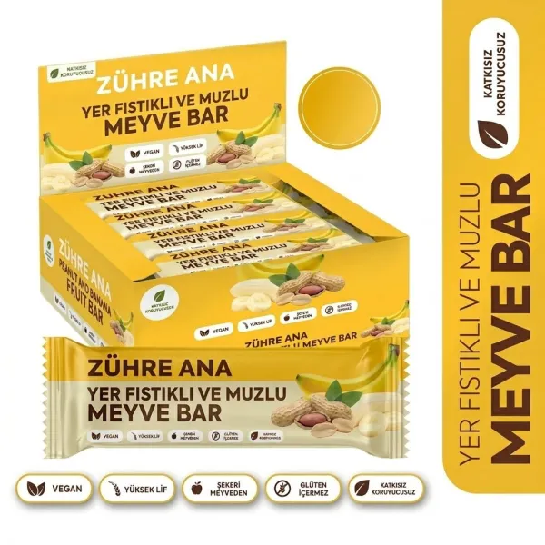 ZÜHRE ANA YERFISTIKLI VE MUZLU BAR 35 GR