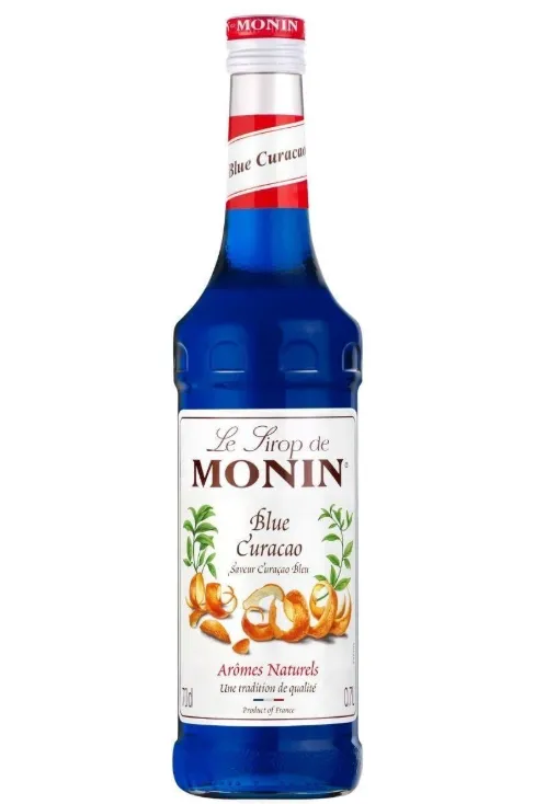 Monin Syrup Blue Curacao (Portakal Kabuğu Şurubu) 700 ml Cam