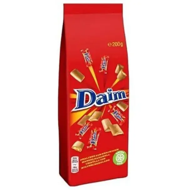 Daim Bademli Karamel Dolgulu Mini 200 Gr