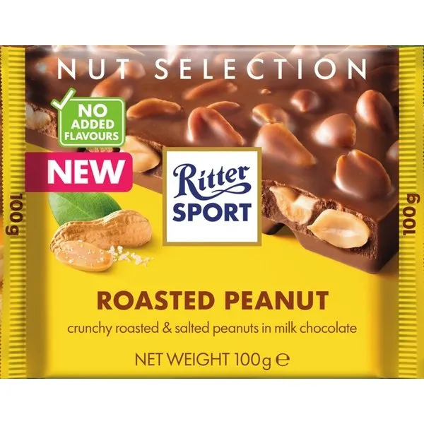 RİTTER SPORT ROASTED PEANUT 100 GR