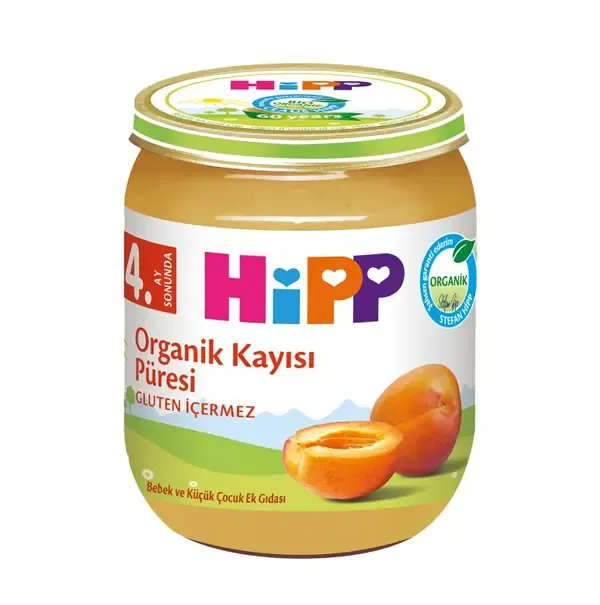 HİPP ORGANİK KAYISI PÜRESİ 125 GR