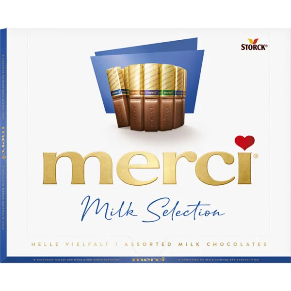 MERCİ ÇİKOLATA SÜTLÜ MAVİ MİLK SELECTİON 250 GR 