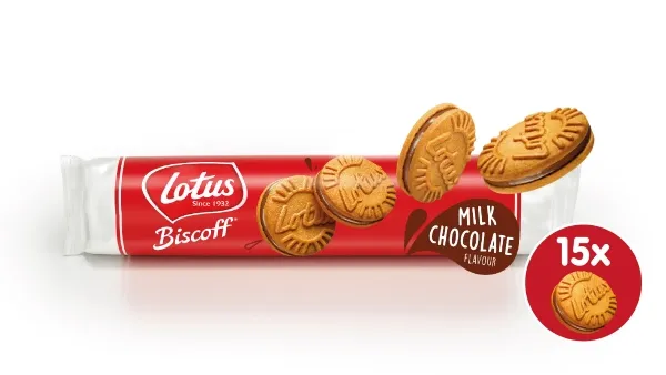 Lotus Biscoff Sandwich Milk Chocolate 150 Gr