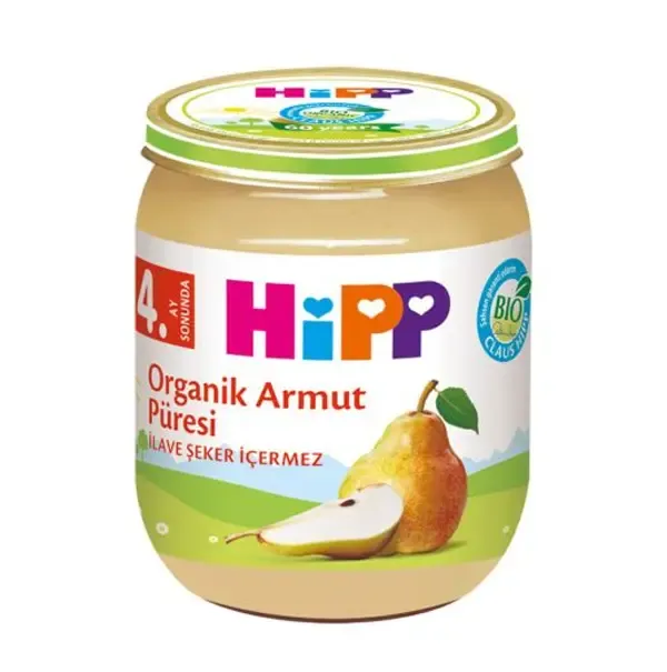 HİPP ORGANİK ARMUT PÜRESİ 125 GR