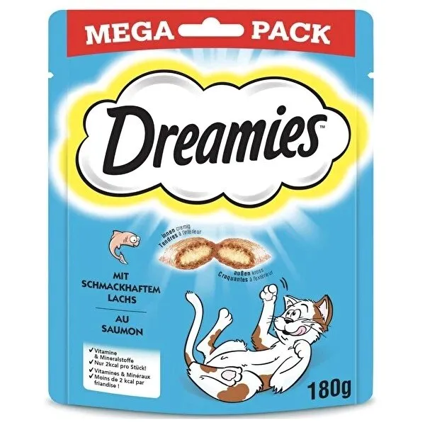 Dreamies Kedi Ödül Maması Somonlu Mega Paket 180 Gr