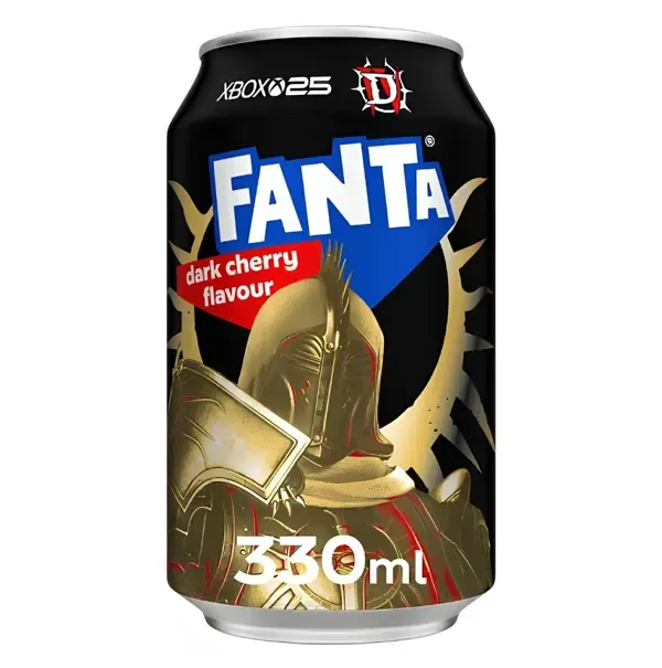 FANTA DARK CHERY CAN 330 ML