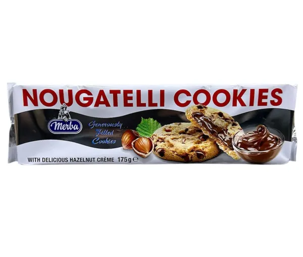 Merba Nougatelli Hazelnut Cookies 175 Gr