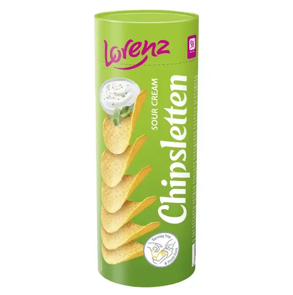 LORENZ SOUR CREAM FLAVOUR CHİPSLETTEN 100 GR