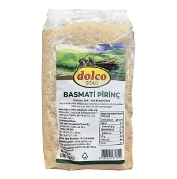 Dolco Gold Basmati Pirinç 1 kg