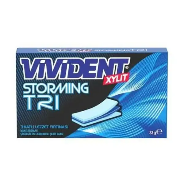 Vivident Storming Tri Nane Aromalı Sakız 33 gr