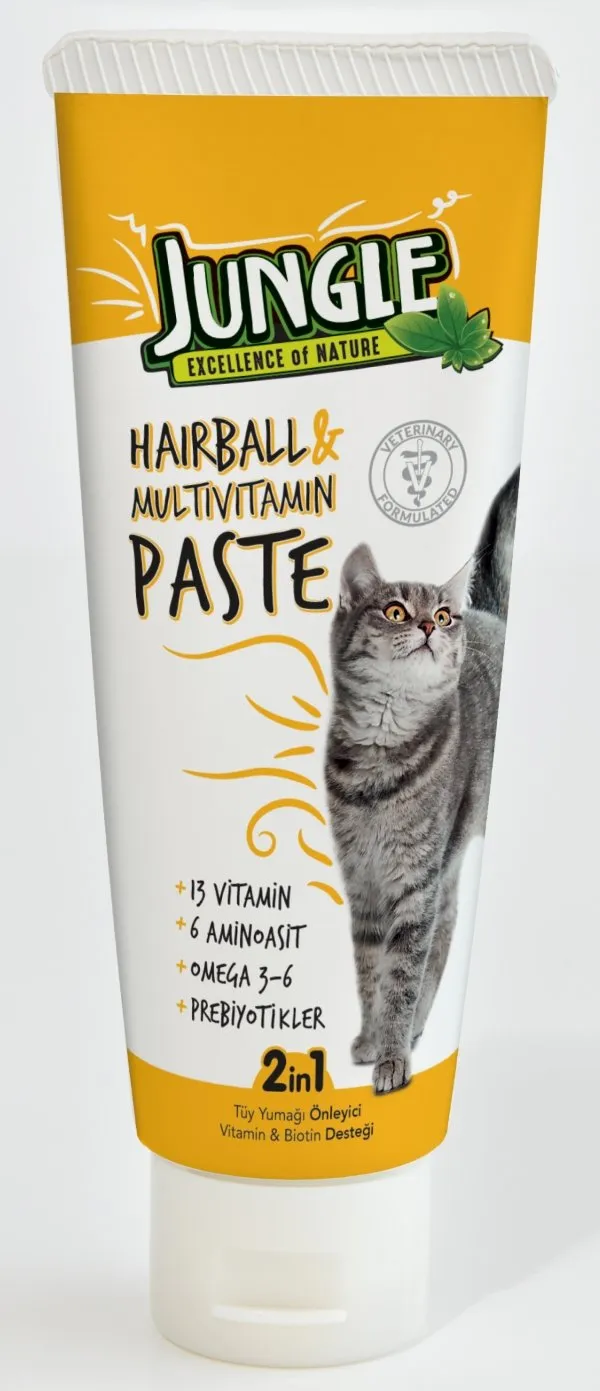 Jungle Kedi Macunu (Tüy Yumağı Önleyici Ve Multivitamin) 75 Ml