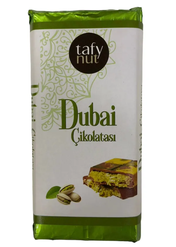 Tafy Nut Dubai Çikolatasi %77 Antep Fistiği 200 Gr