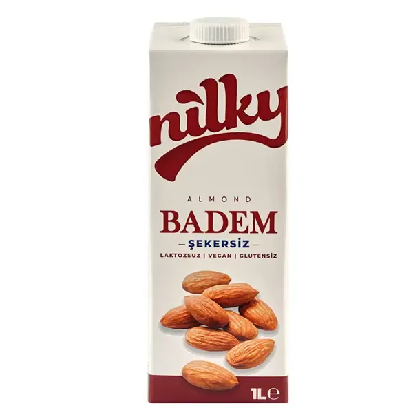 Nilky Badem Sütü Şekersiz 1 L