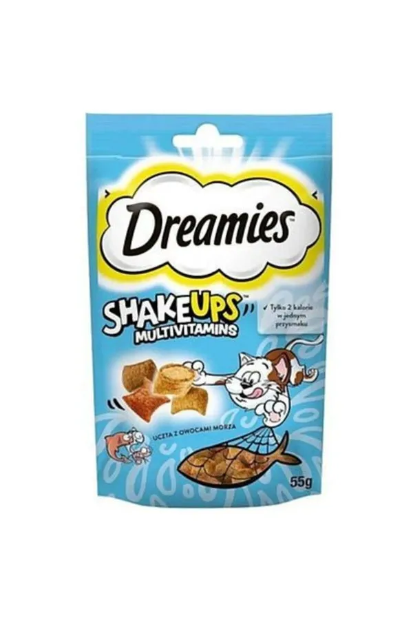 Dreamies Kedi Ödül Maması Shakeups Ton-Somon & Karides 55 Gr