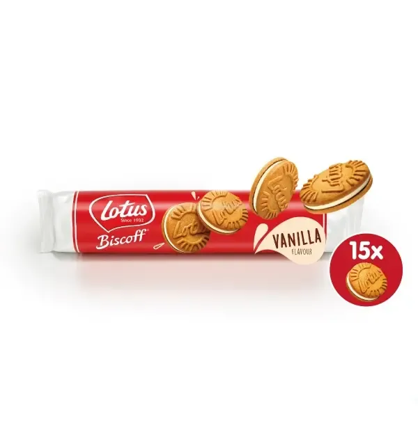 Lotus Biscoff Sandwich Vanilla 150 Gr 