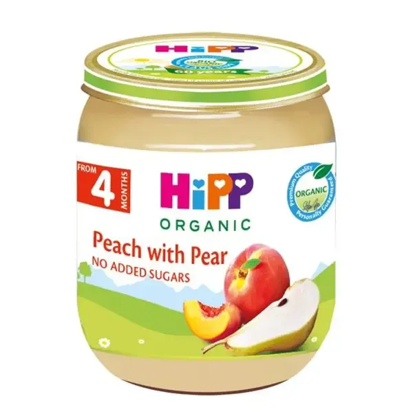 HİPP ORGANİK ARMUTLU ŞEFTALİ PÜRESİ 125 GR