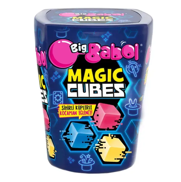 Big Babol Magic Cubes Karışık Meyve Aromalı Sakız 86 gr