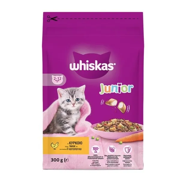 Whiskas Kuru Yavru & Tavuklu 300 Gr