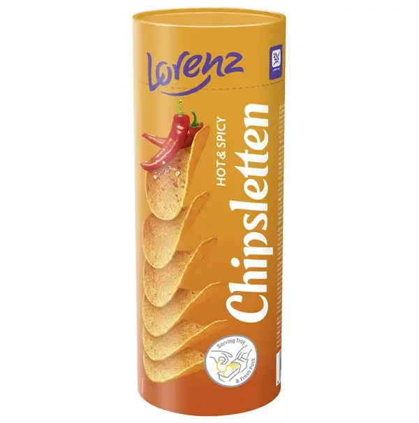 LORENZ HOT & SPICY FLAVOUR CHİPSLETTEN 100 GR