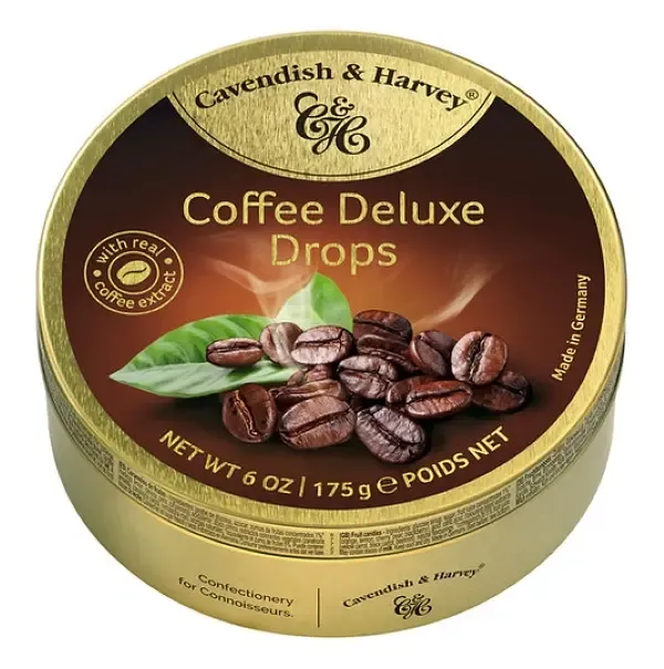 Cavendish & Harvey Coffee Deluxe Drops (Kahveli) 175 Gr