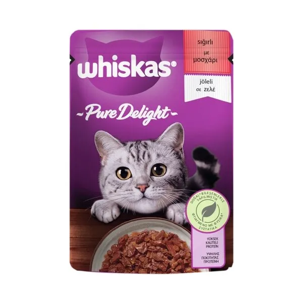 Whiskas Pouch Güveç Sığır Etli 85 Gr