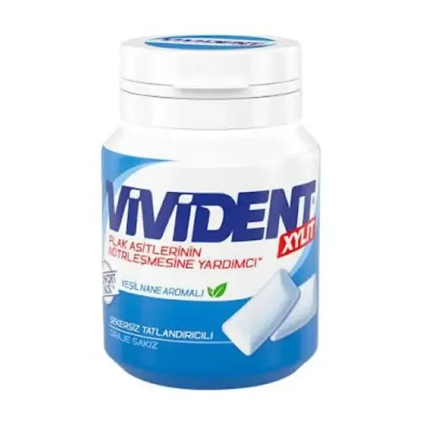 Vivident Comfort Yeşil Nane Aromalı Sakız 67 gr
