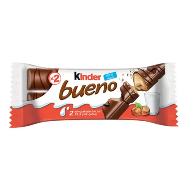 Kinder Bueno Çikolata T-2 43 Gr