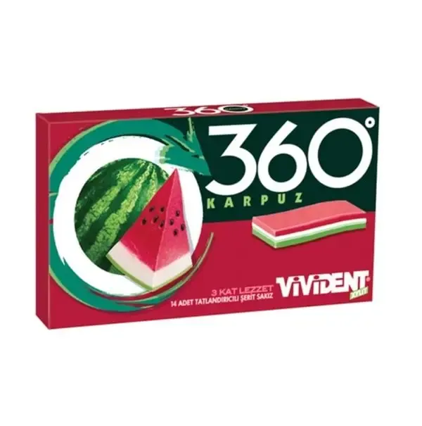 Vivident 360 Karpuz Aromalı Sakız 33 gr