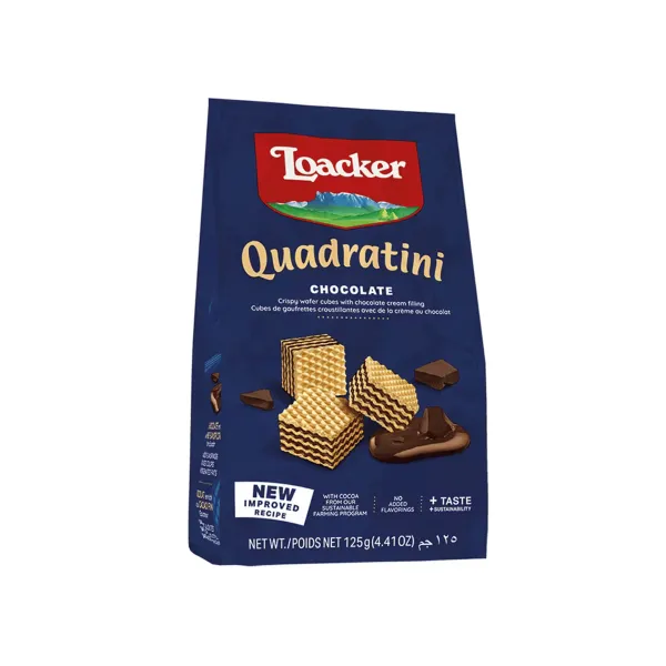 Loacker Quadratini Chocolate 125 Gr