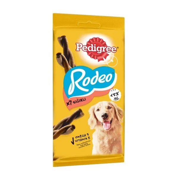 Pedigree Rodeo Yetişkin Sığır Etli 7'Li 123 Gr