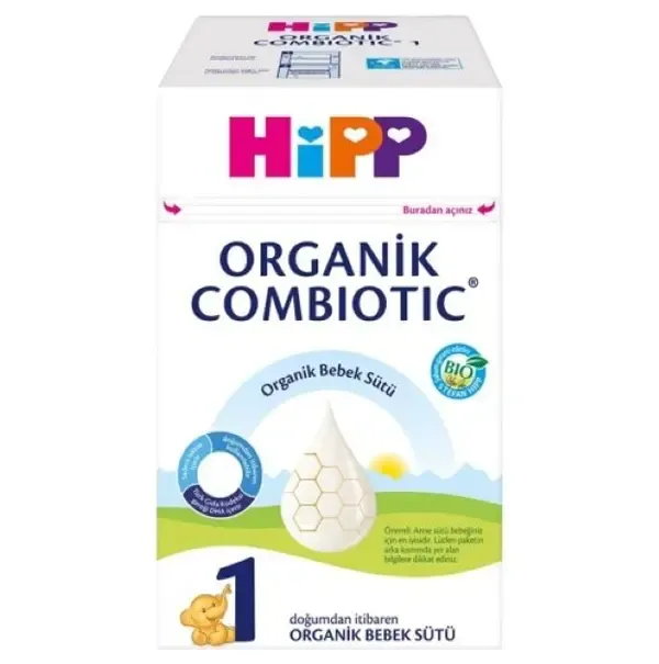 HİPP 1 ORGANİK COMBIOTIC BEBEK SÜTÜ 600 GR